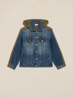 Giubbotto denim e cotone