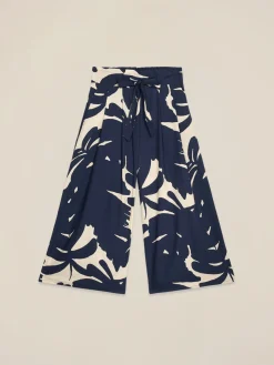 Gonna pantalone in cotone fantasia