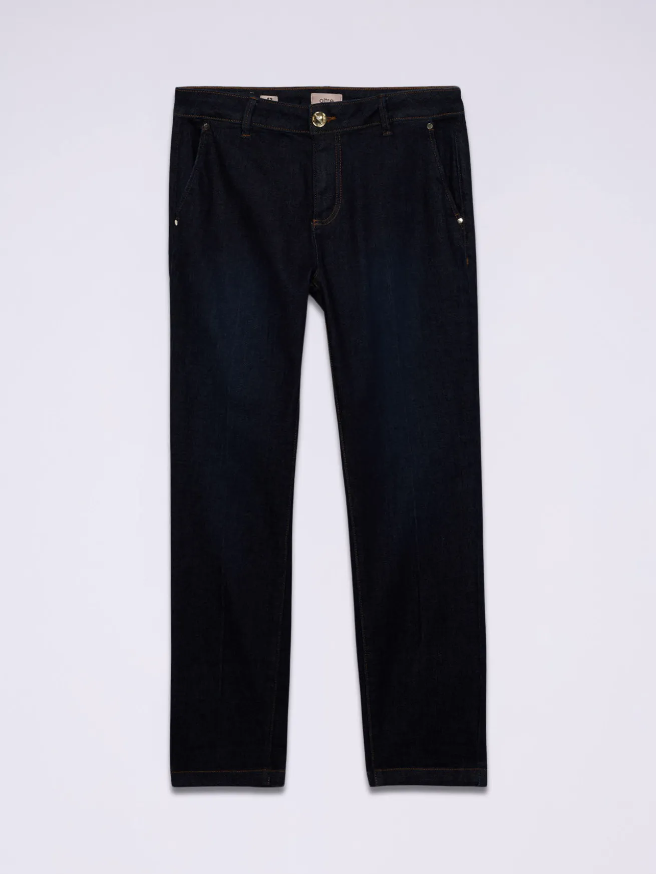 Jeans chino in denim rinse