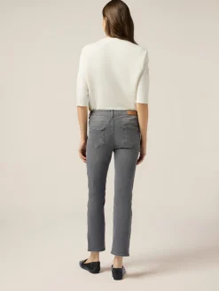 Jeans regular con borchie decorative