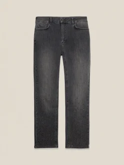 Jeans regular con borchie decorative