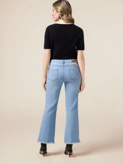 Jeans stone washed little flare