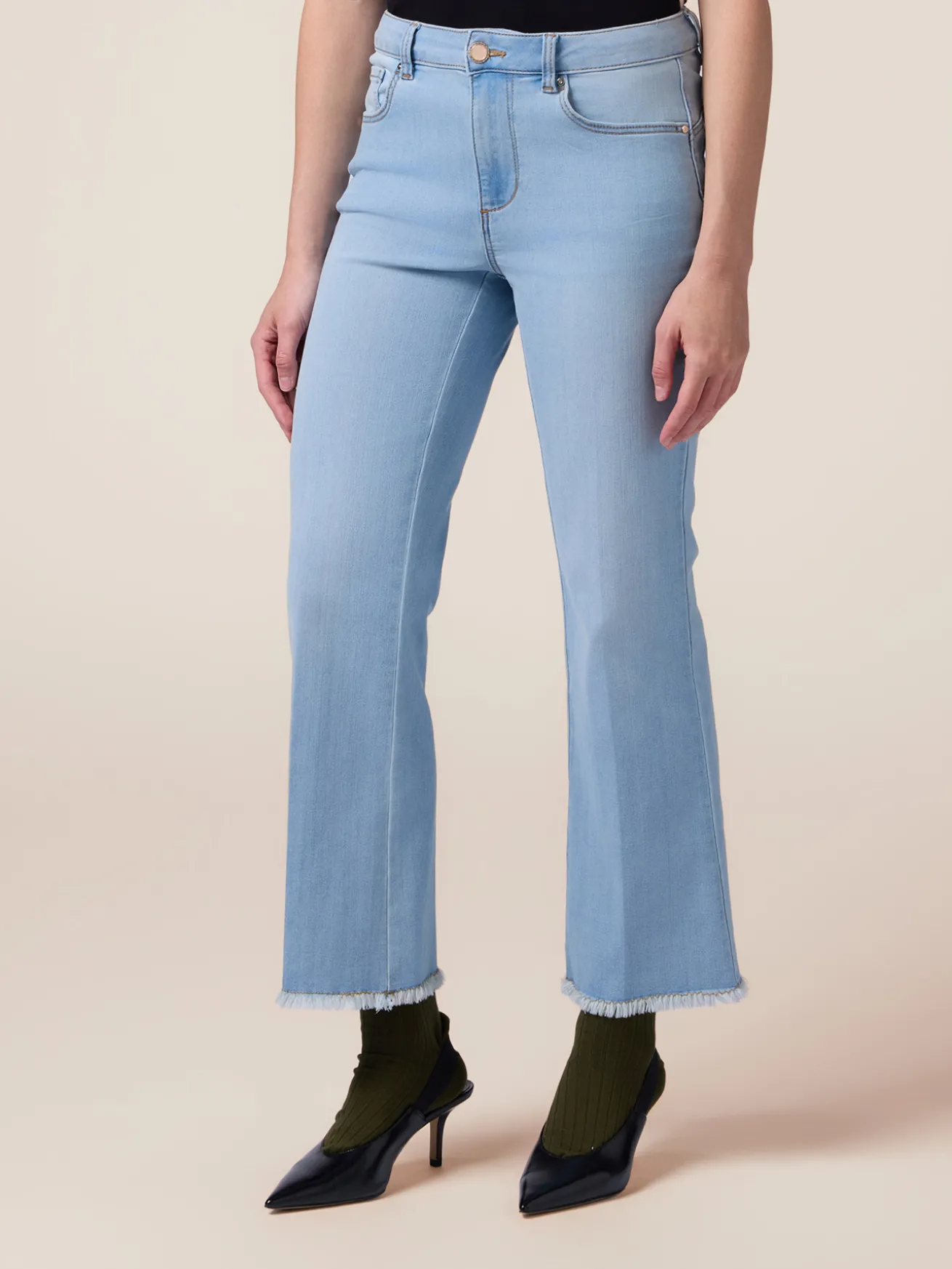 Jeans stone washed little flare