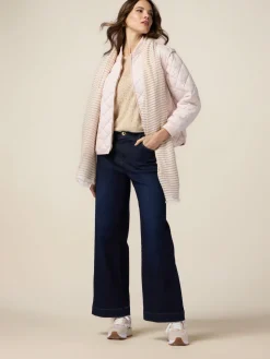 Jeans wide leg in denim rinse