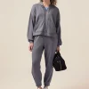 Joggers in jersey soft touch