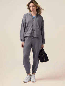 Joggers in jersey soft touch