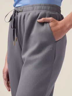 Joggers in jersey soft touch