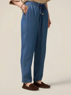 Joggers in tencel