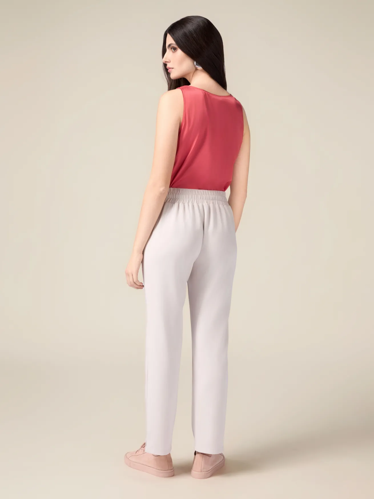 Joggers soft touch con coulisse