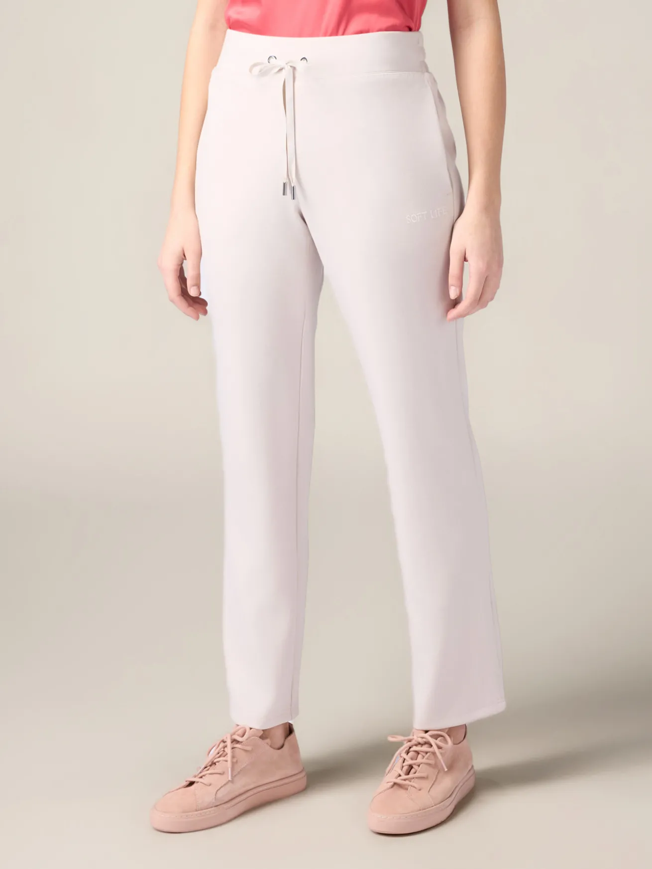 Joggers soft touch con coulisse