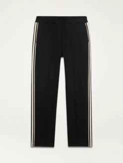 Joggers soft touch con profili a contrasto