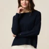 Maglia boxy con bottoni sul fondo maniche