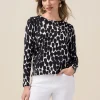 Maglia fantasia in misto viscosa