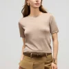 Maglia lurex maniche corte