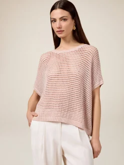 Maglia lurex traforata