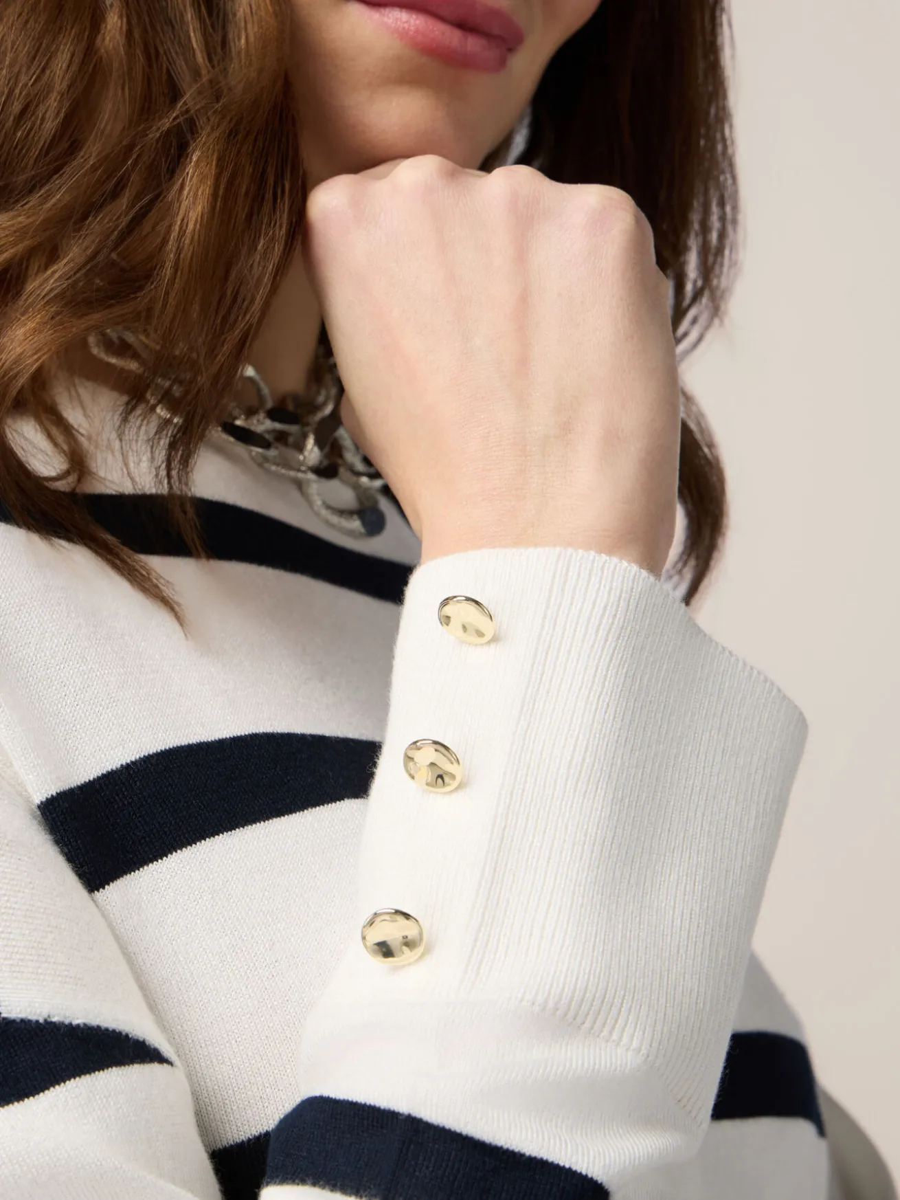 Maglia over a righe