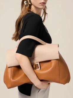 Maxi bag bicolor