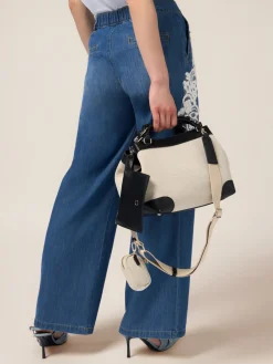 Maxi bauletto in canvas