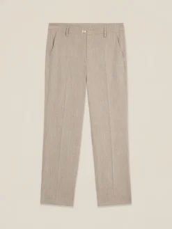 Pantaloni a sigaretta in tessuto fluido