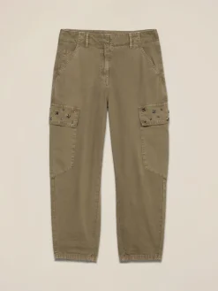 Pantaloni cargo con applicazioni