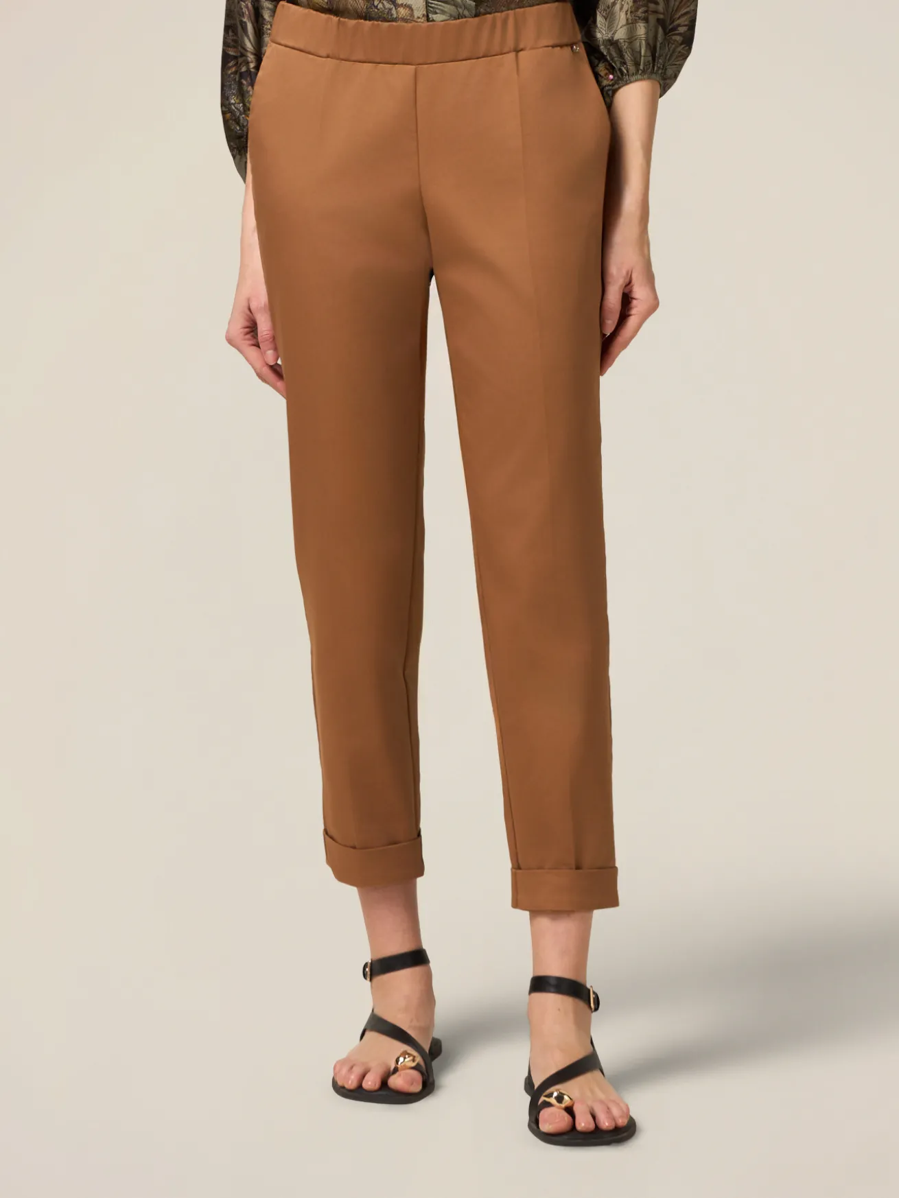 Pantaloni chino misto cotone