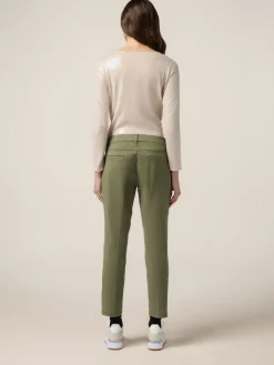 Pantaloni chino misto tencel