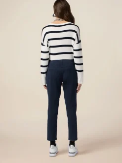 Pantaloni chino misto tencel