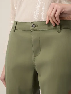 Pantaloni chino misto tencel
