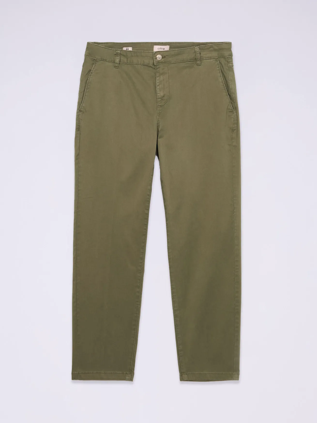 Pantaloni chino misto tencel