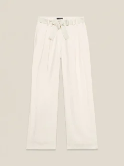 Pantaloni fluidi con cintura