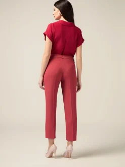 Pantaloni in tessuto fluido