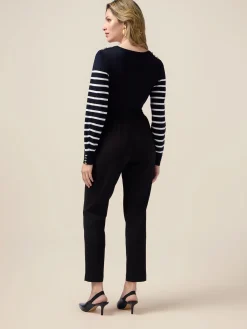 Pantaloni joggers in tessuto scuba crêpe