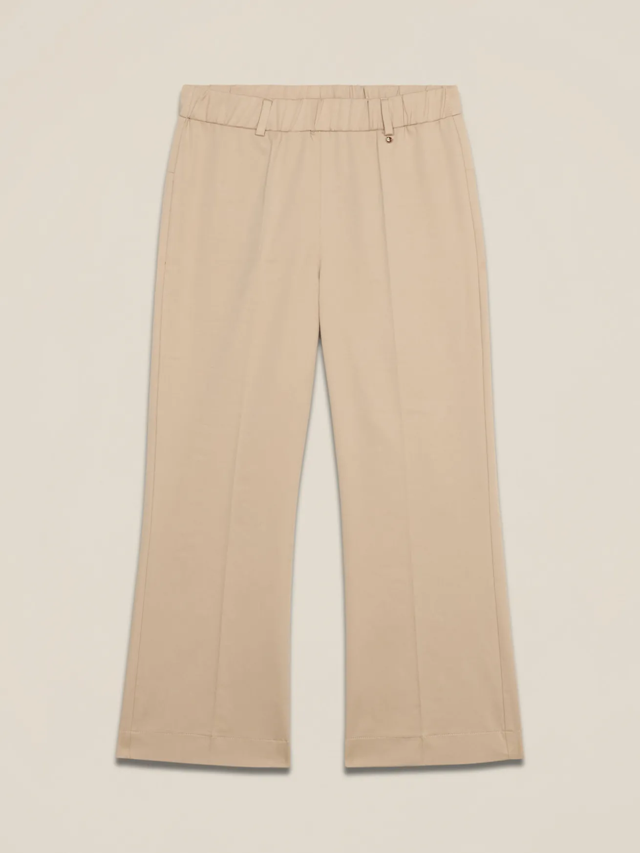 Pantaloni little flare misto cotone