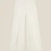 Pantaloni palazzo 100% lino