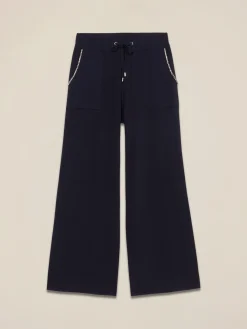 Pantaloni palazzo in maglia