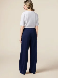 Pantaloni palazzo in punto milano