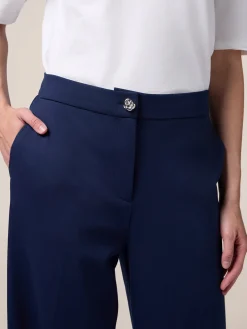 Pantaloni palazzo in punto milano