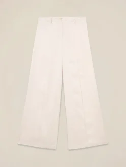 Pantaloni palazzo in raso