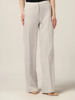 Pantaloni palazzo in tessuto fluido