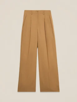 Pantaloni palazzo in tessuto fluido