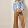 Pantaloni palazzo misto cotone