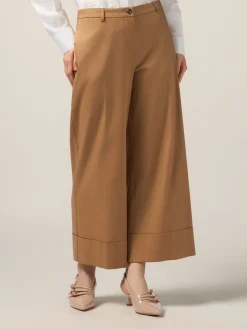 Pantaloni palazzo misto cotone