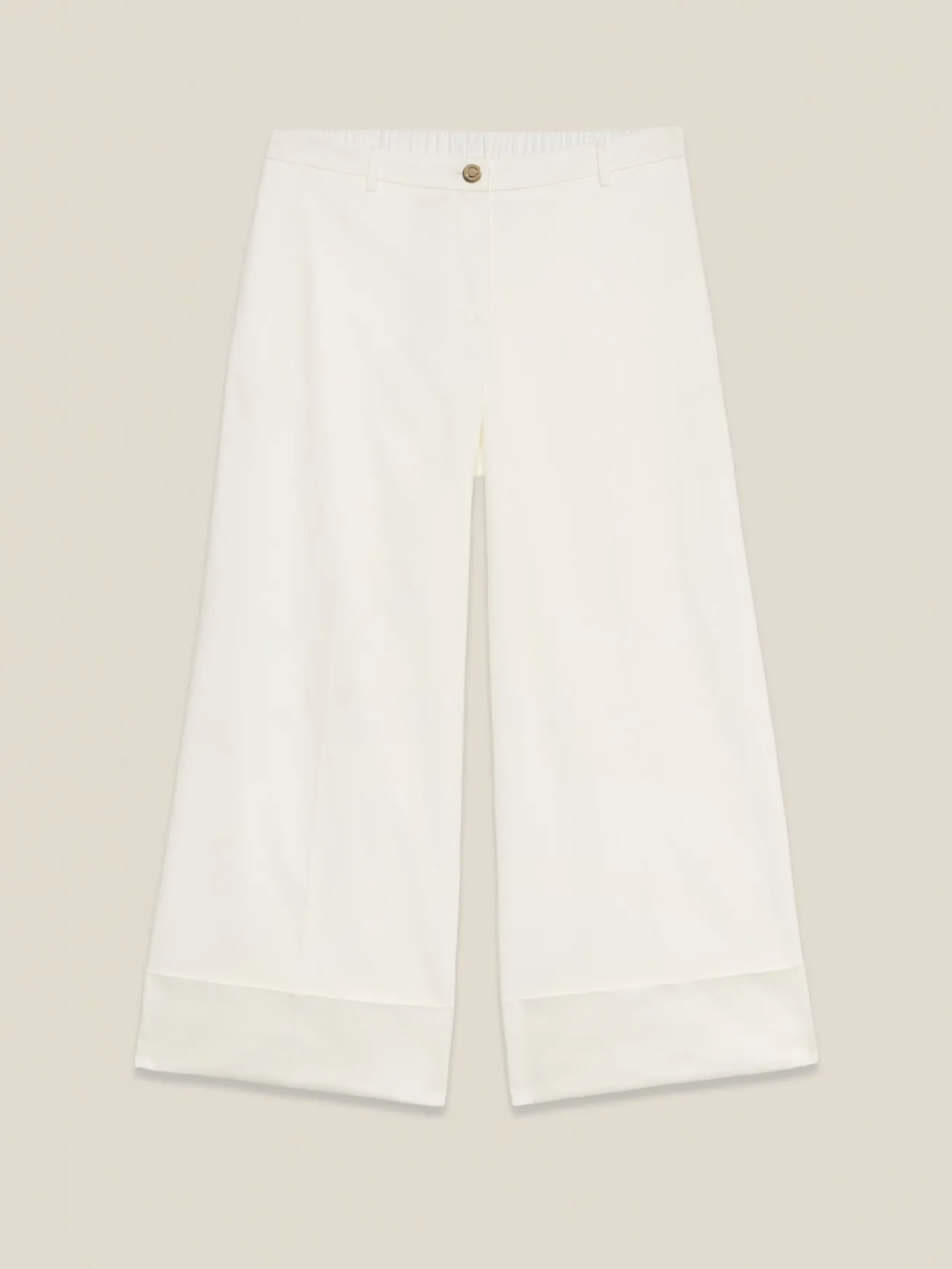 Pantaloni palazzo misto cotone