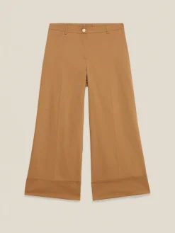 Pantaloni palazzo misto cotone