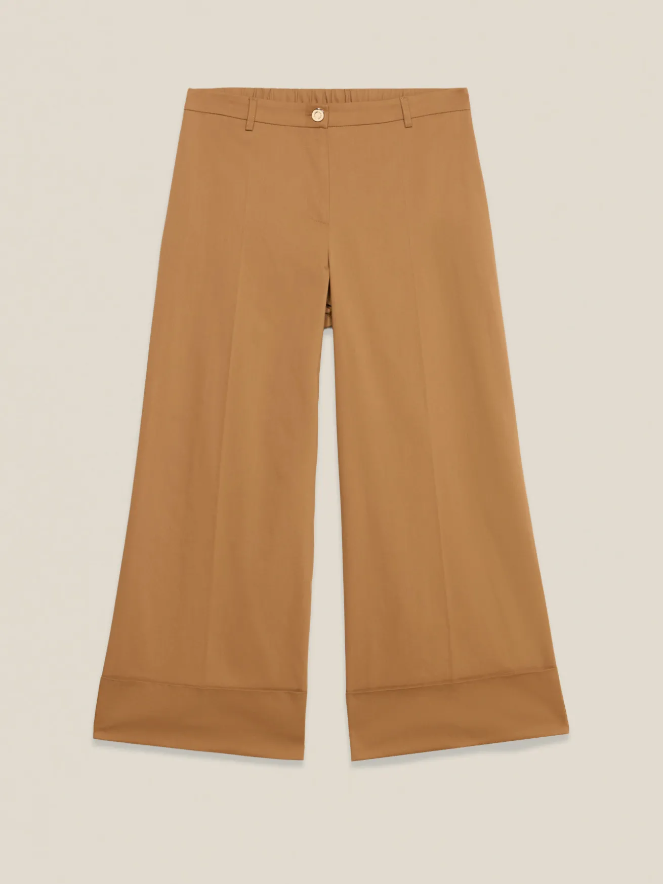 Pantaloni palazzo misto cotone