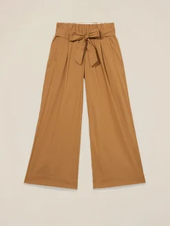Pantaloni palazzo misto cotone