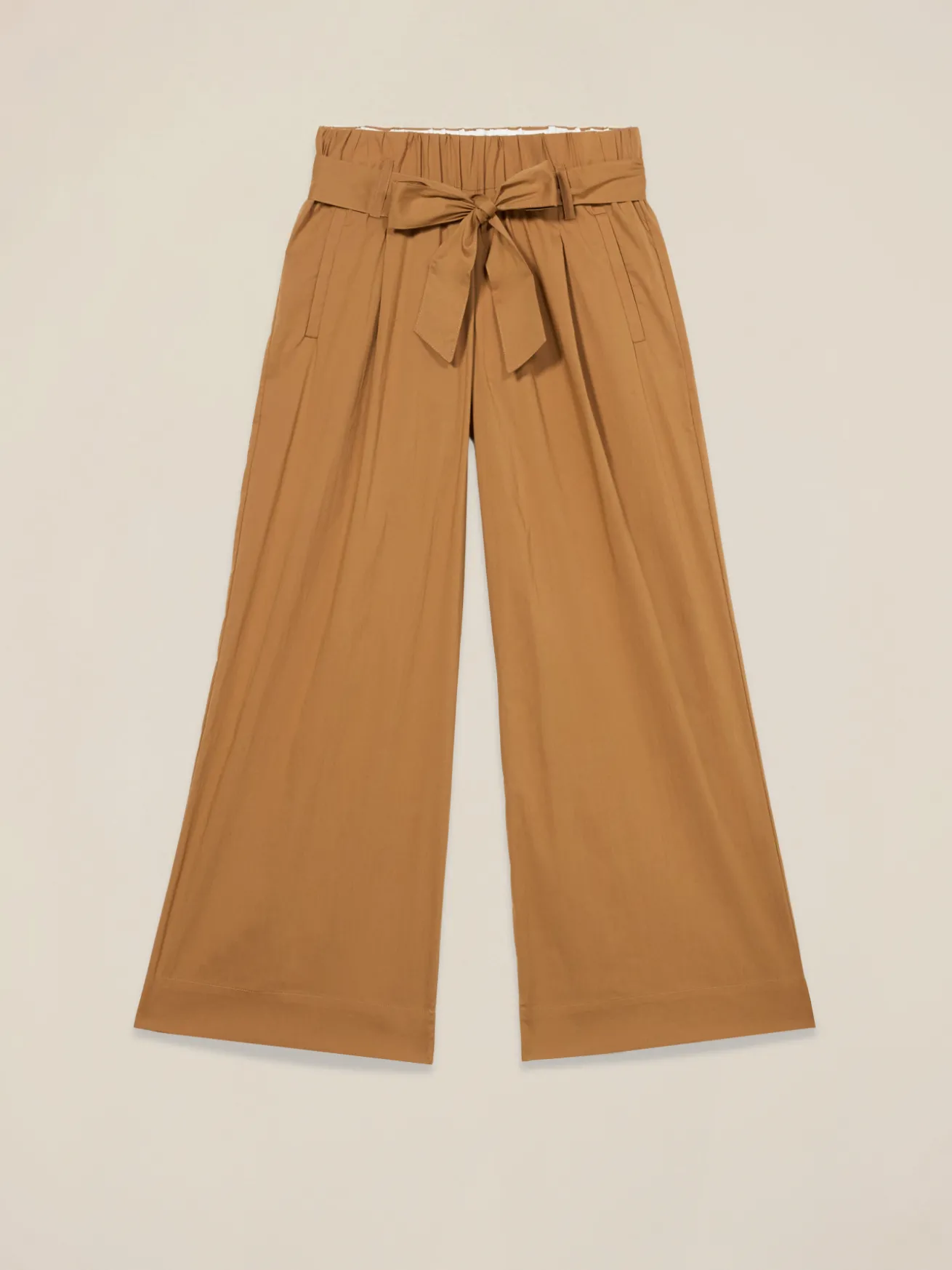 Pantaloni palazzo misto cotone
