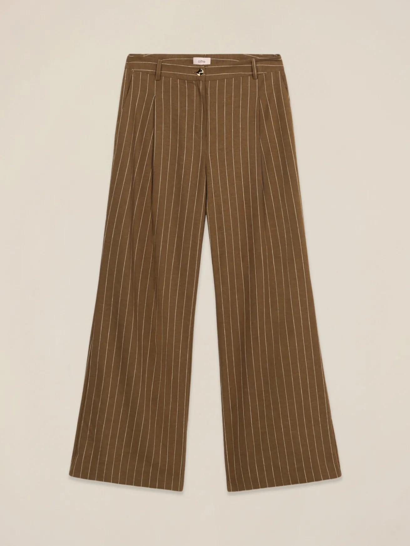 Pantaloni palazzo misto lino
