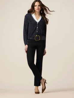 Pantaloni regular misto tencel