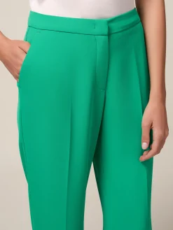 Pantaloni wide leg in tessuto fluido